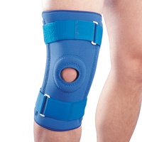 Купить бандаж на коленный сустав неопреновый со спиральными ребрами, NS-706, ortop, (Тайвань), синего цвета на сайте orto-med.com.ua