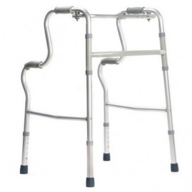 Замовити дворівневі ходунки для літніх людей SC4015A срібного кольору на сайті orto-med.com.ua