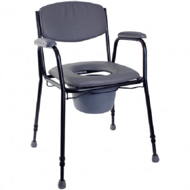 Туалетный стул с мягким сиденьем OSD-7400, Китай (серый) выбрать на сайте Orto-med.com.ua