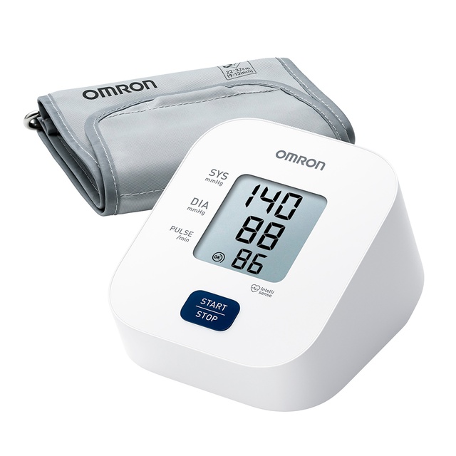 Купить автоматический тонометр на плечо Omron M2 Eco, белого цвета. Узнать про тонометр Микролайф цены на сайте orto-med.com.ua