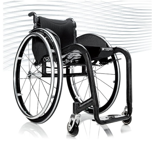 Інвалідна коляска ціна, інвалідна коляска Progeo Noir (Італія), інвалідна коляска купити на сайті orto-med.com.ua