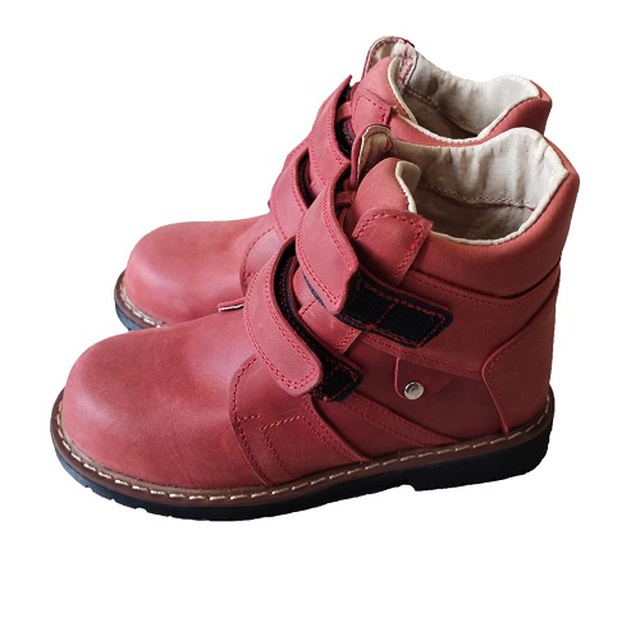 Дитяче ортопедичне взуття з супінатором FootCare FC-115 розмір 26 червоні, Україна купити на сайті Orto-med.com.ua