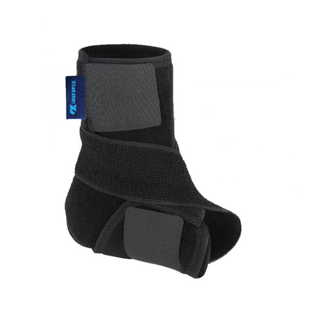 Купить голеностопный бандаж, Aurafix 3401, (Турция), черного цвета, универсального размера на сайте orto-med.com.ua